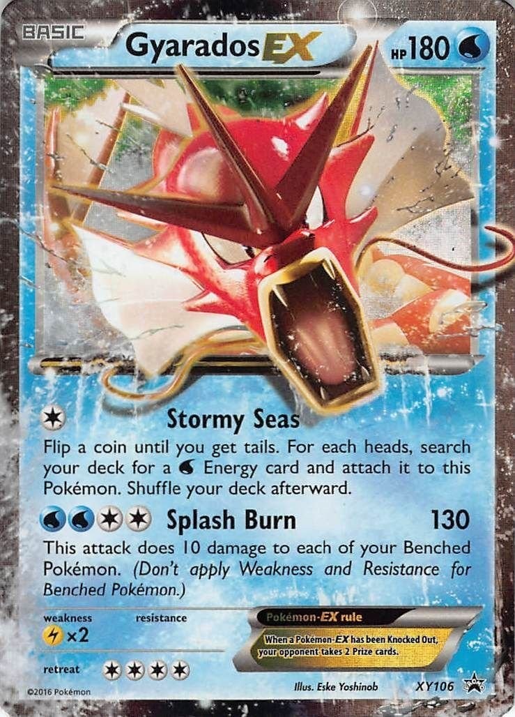 Gyarados-EX XY Black Star Promos #XY106 Holo Pokemon TCG MP