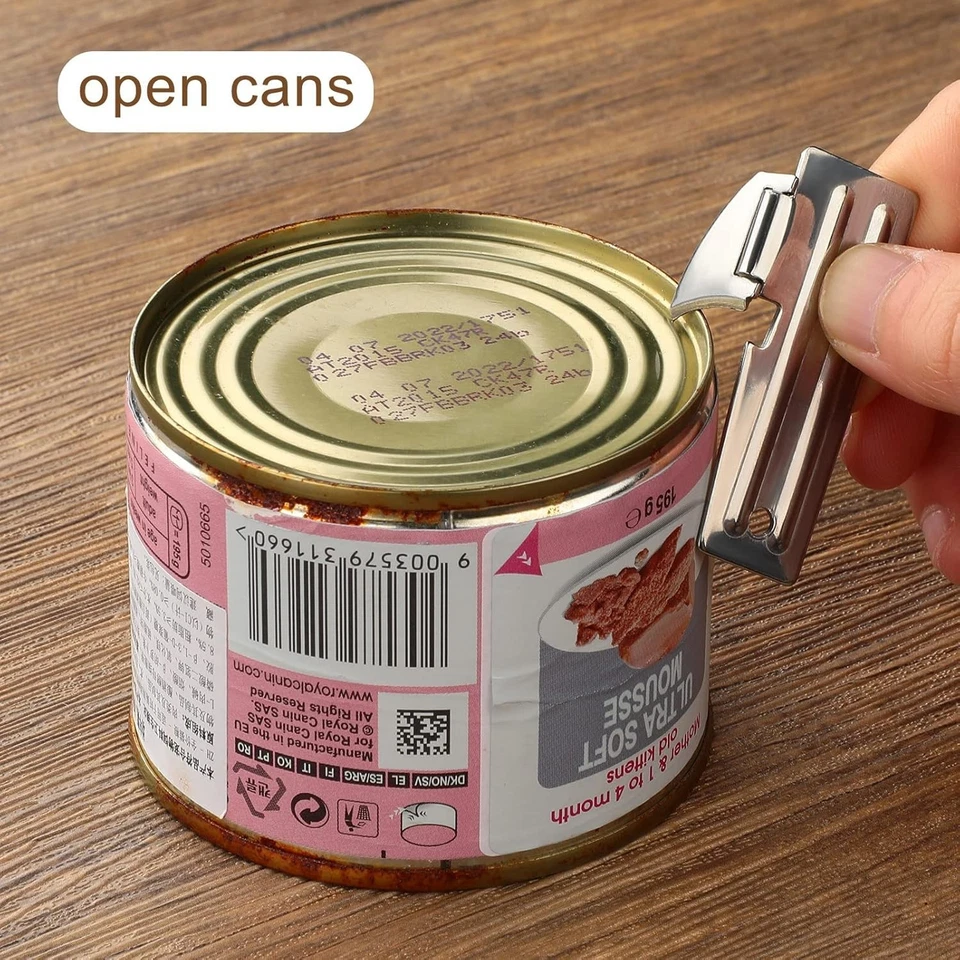 80-Piece Stainless Steel Manual Can Openers – Perfect for Camping Essentials - Image 4 of 4