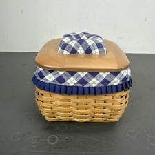 Longaberger 2004 Blue Ribbon Mending Basket P...