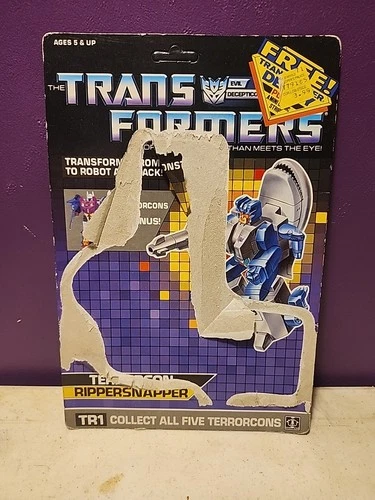 G1 transformers Terrorcon Abominus Rippersnapper card back 1987 Vintage