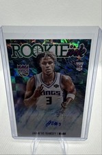2020-21 Panini NBA Hoops - Rookie Ink Jahmi'us Ramsey #RI-JAR Green (AU, RC)