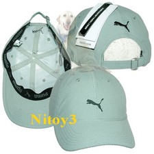 Puma Icon Forever Faster Textured Baseball Cap-Hat One Size Adjustable Men Green