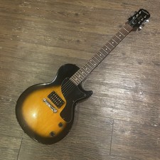 Epiphone Les Paul Junior Electric Guitar Sunburst Compact C-Shape Used