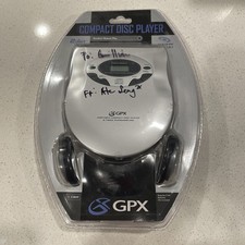 VTG GPX CD Player CD-R/CD-RW with Deluxe Stereo Headphones Sealed C3849 NOS dd