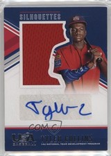 2018 USA Baseball Stars & Stripes Jerseys Blue Ink /199 Tyler Collins Auto 0b5