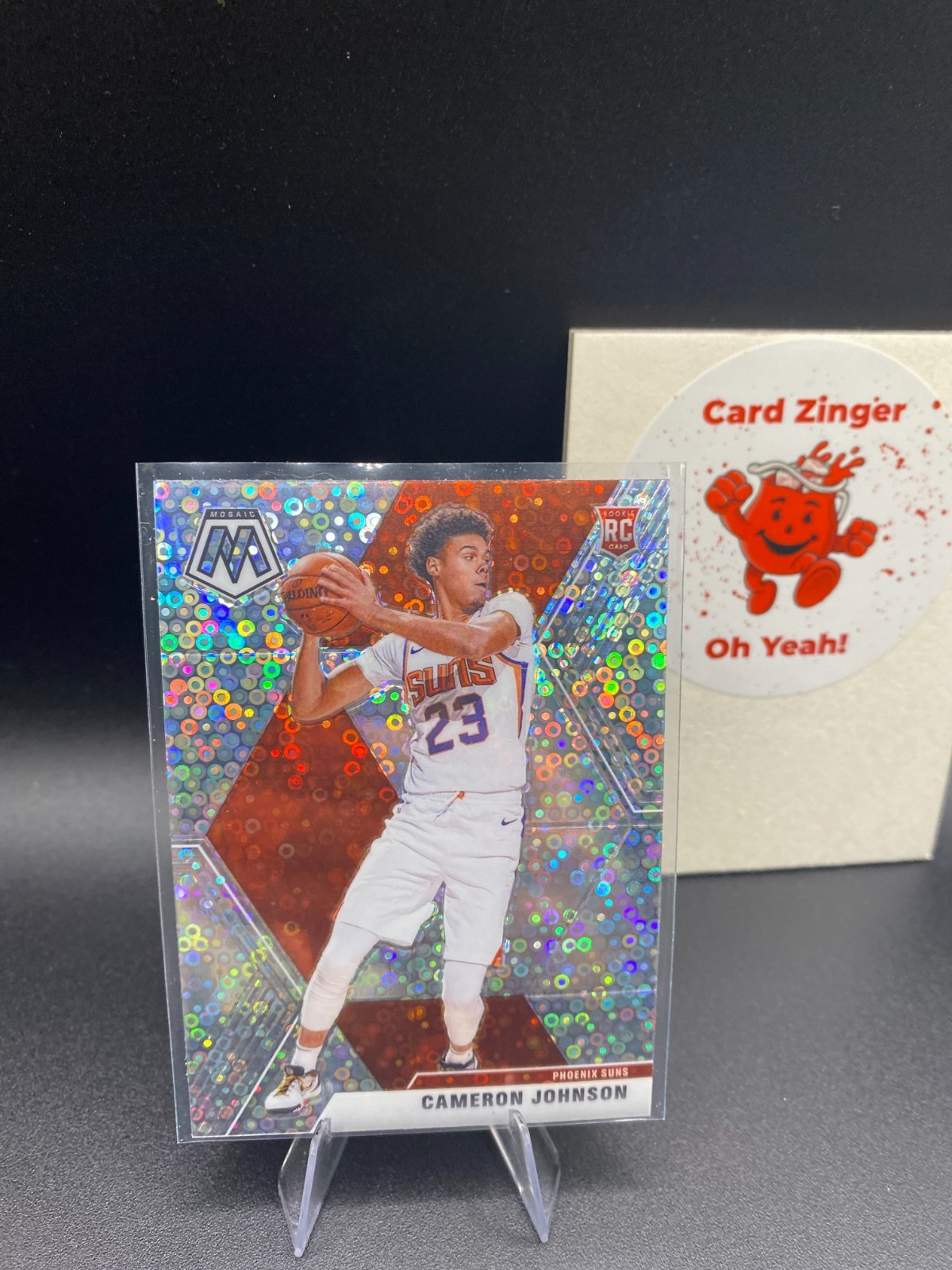 2019-20 Panini Mosaic CAMERON JOHNSON ROOKIE Disco Prizm #203 (RC)