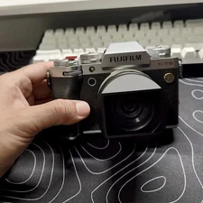 Aluminum Square Lens Hood With Cap fit for TTArtisan 27mm F2.8 Black Silver