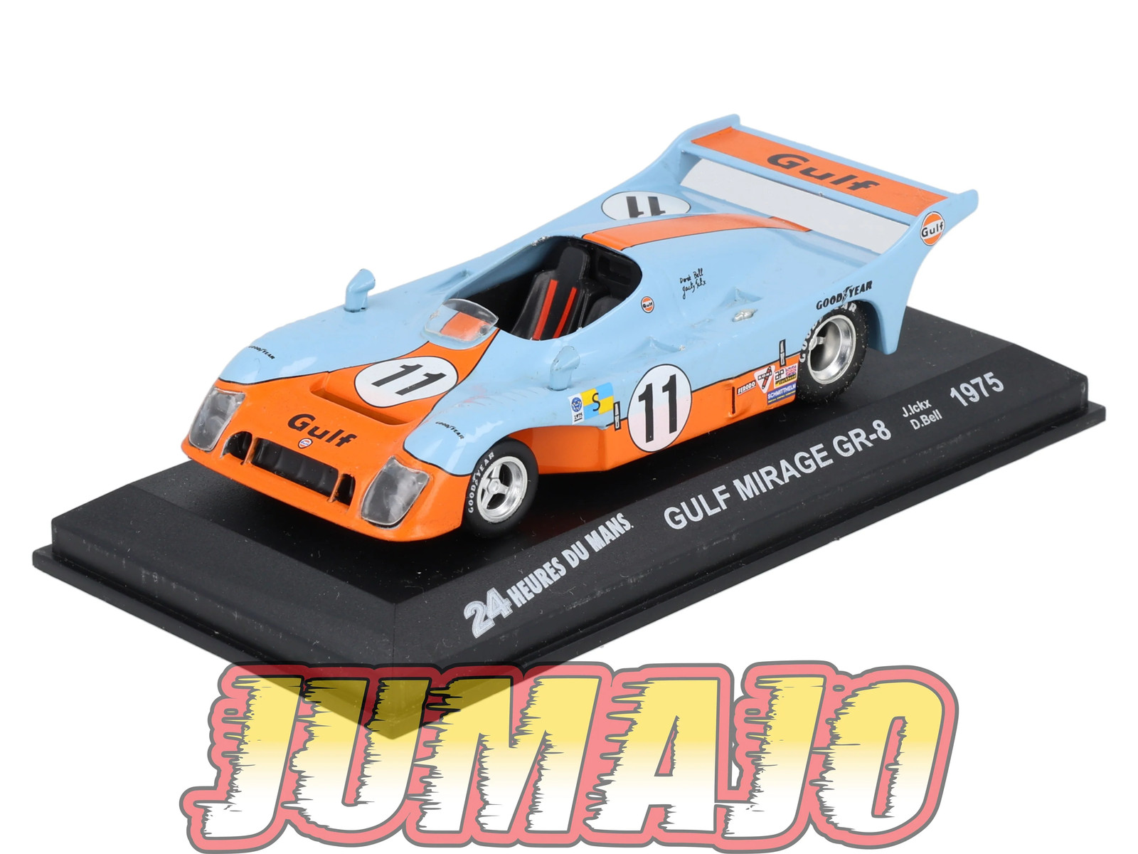 Voiture Le Mans GULF Mirage GR-8 #11 IXO 1/43 miniature de collection de course miniature 1975