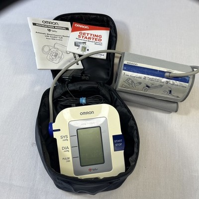 OMRON Model HEM-711DLX Automatic Blood Pressure Monitor w/ Cuff + Case + Manual