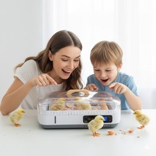 35 Egg Incubator Automatic Egg Turner Poultry Hatcher Digi Temp Humidity Control