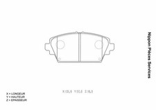 Plaquette de frein Honda N360