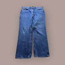 Vintage Levis 517 Jeans Mens 40x30 Blue Bootcut Made in USA Orange Tab 80s Denim