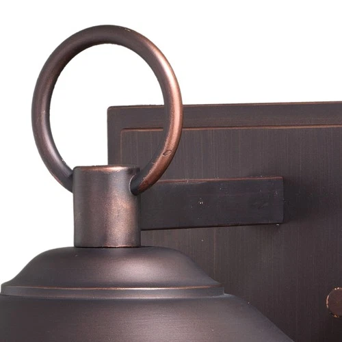 Vaxcel Lighting T0518 Southport 12" Tall Outdoor Wall Sconce - Black - Picture 6 of 6