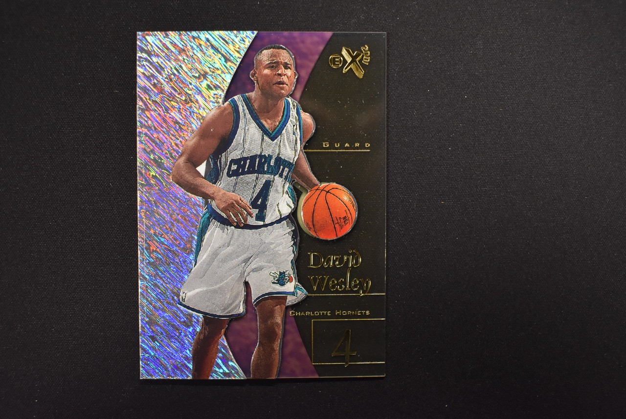 1997-98 Skybox E-X 2001 David Wesley #40 Charlotte Hornets