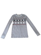 Hanna Andersson Gray Fairisle Star Wars Vader Pajama Top Unisex Christmas