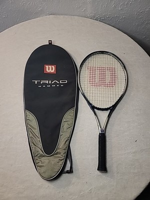 Wilson Titanium Pro Soft Shock System Stretch Tennis Racquet 4''LO Grip w/Case