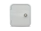 American Motorhome RV 5th Wheel Locking Gravity Water Hatch White JFE12-A