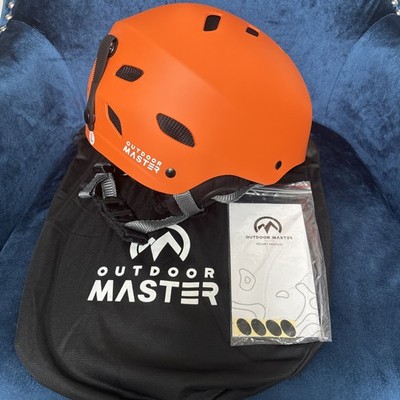 OutdoorMaster Kelvin Ski Helmet Snowboard Size L Unisex Orange New
