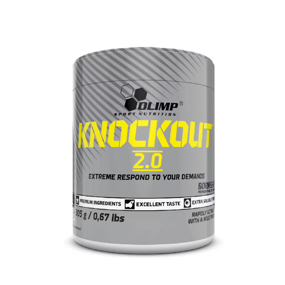 Knockout 2.0 Olimp boisson de préparation physique pour réussir vos séances de musculation lourdes