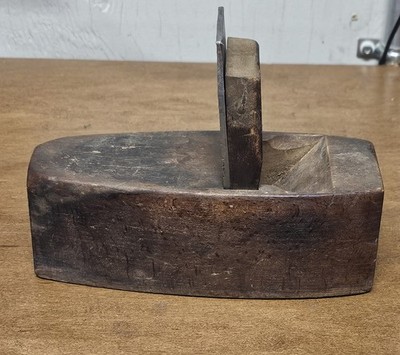 Rare 1893 Ohio Tool Co Thistle Stamp Toothing Iron - Scioto Works Coffin Plane 