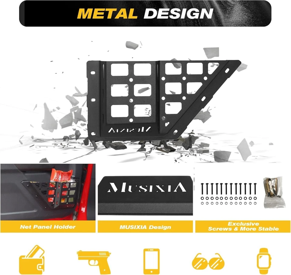 For Ford Bronco 2021-2024 2/4Door Front Door Storage Box Cup Holder Accessories Foto 4 de 4