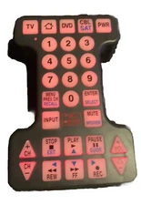 Tek Partner EXTRA LARGE GIANT Lighted Button Universal Remote Model BW-0561-RD