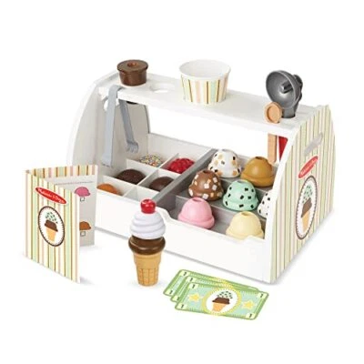 Melissa & Doug ‎19286 Eistheke Spiellebensmittel Holzspielzeug Kinder Kreativ