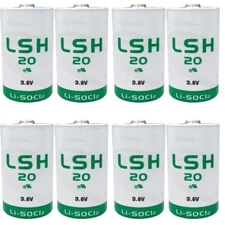8pcs LSH20 Battery replace For Saft LSH20 D 3.6V Primary Lithium Battery
