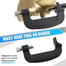 Inboard Prop Puller C Clamp Fits 3/4" to1-1/8 shaft for Ski &Wakeboard Propeller