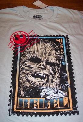 STAR WARS CHEWBACCA CHEWY REBEL T-Shirt MENS MEDIUM NEW w/ TAG