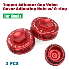 For Honda XR650L XR600R Tappet Adjuster Cap Valve Cover Adjusting Hole w/ O-ring
