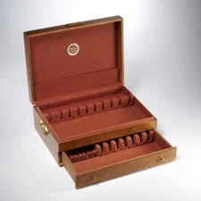 Nakens Wood Tarnish Proof Silverware Chest 15"l 11"w 5.5"h Barbara Walters
