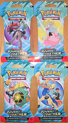 4x Pokemon TCG Scarlet & Violet Journey Together Sleeved Packs BRAND NEW Art Set | eBay 4x Pokemon TCG Scarlet & Violet Journey Together Sleeved Packs BRAND NEW Art Set | eBay
