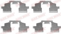 Quick Brake 109-1675 ZubehöRkit, Scheibenbremsbelag FüR Land Rover