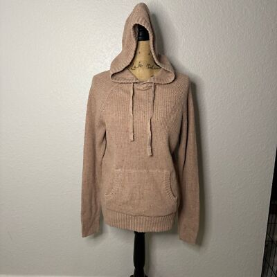 初めてのクラシック American Eagle Unisex Size S Pink Hoodie Knit Sweater Pocket