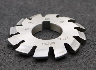 DOLD Zahnformfräser D.P.= 9 No. 5 für Z= 21-25 EGW 20° gear profile cutter