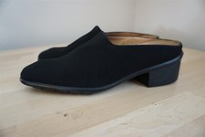 Donald J Pliner Travel Sport Womens Black Stretch Fabric Slide Mules Size 6M