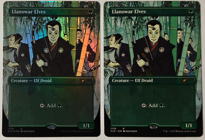 MTG Secret Lair Llanowar Elves #1129 -SLD Kozyndan [UPick Foil/Reg