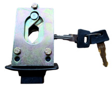 ukscooters VESPA BLACK SEAT LOCK WITH TWO KEYS LML ITALIAN QUALITY NEW 
