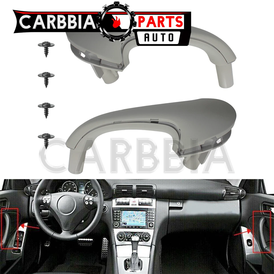 Manija de puerta interior para Mercedes-Benz C230 C240 C320 C350 delantero izquierdo y derecho Foto 3 de 4