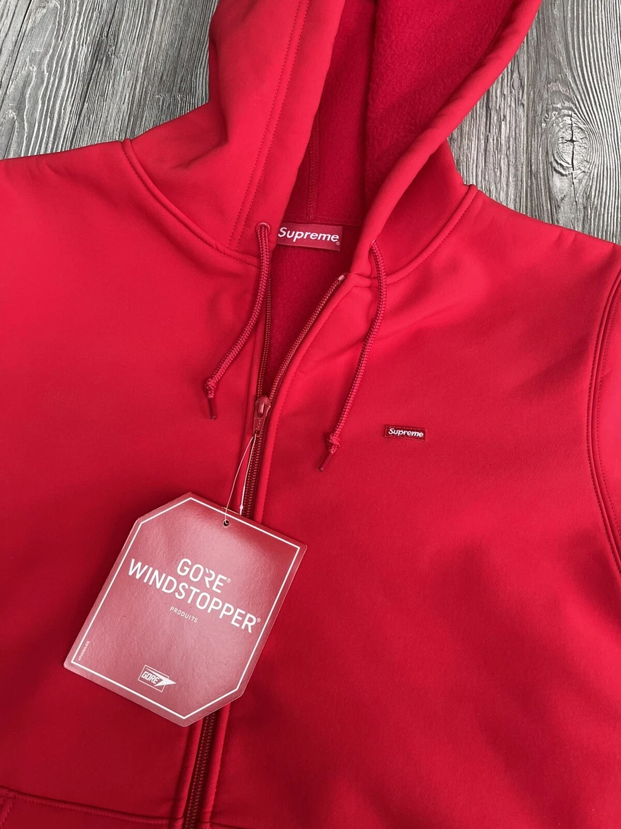 supreme thermal zip up hooded sweatshirt