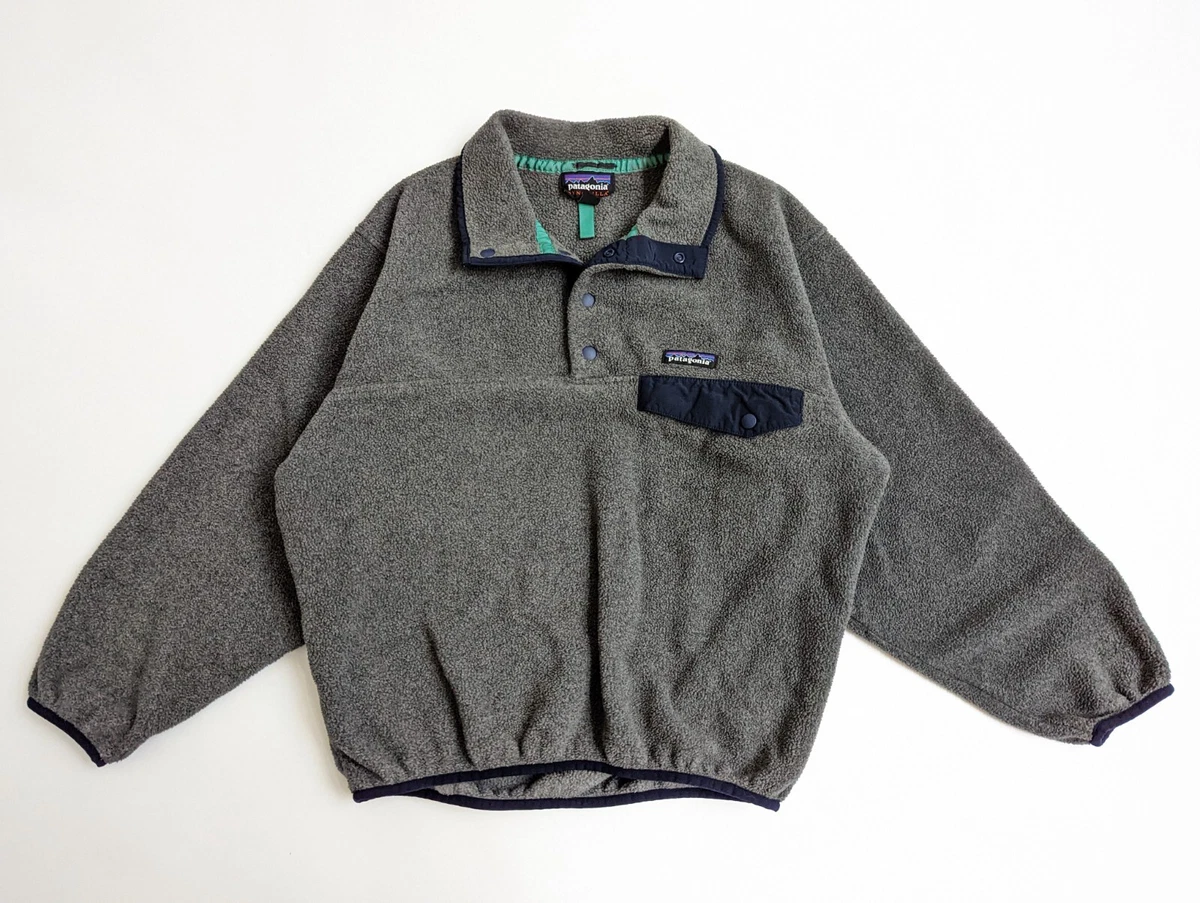 PATAGONIA Men's Synchilla Snap-T Fall 2016 Fleece - Nickel Navy