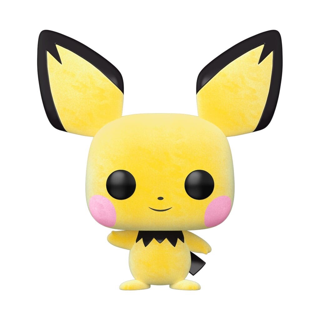 Pokemon POP! Figura Vinilo Juegos Flocado Pichu *Versión Exclusiva* 9 cm