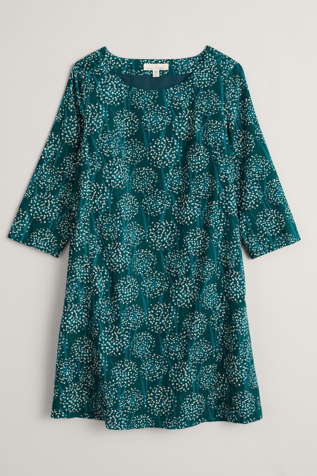 Seasalt Women's Dress teal West Pentire Aline Dress Regular