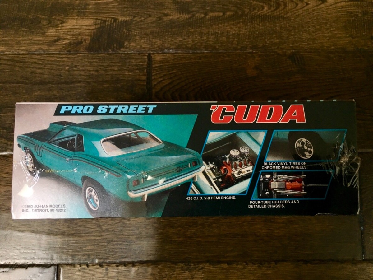JO-HAN 1/25 Scale Kit PRO STREET CUDA No. S-1001 Factory Sealed