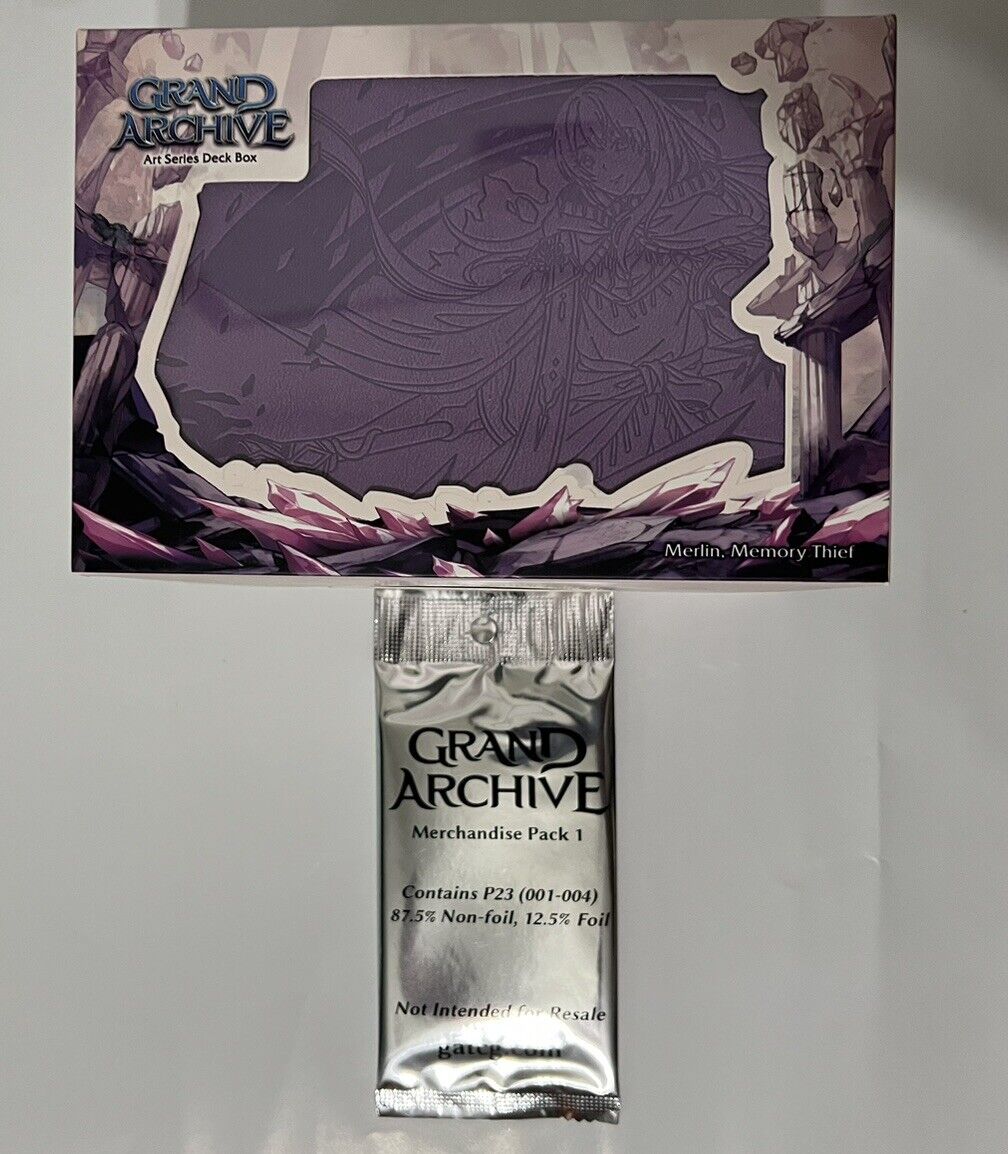 Grand Archive TCG Limited Edition Merlin Deck Box + Promo Grand Archive TCG Limited Edition Merlin Deck Box + Promo