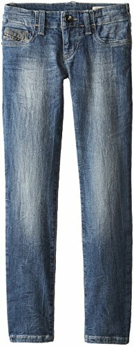 Diesel Girls' Speedjegg Jogg Jeans Junior Super Slim Fit, Indigo, 8 Youth - Picture 1 of 1