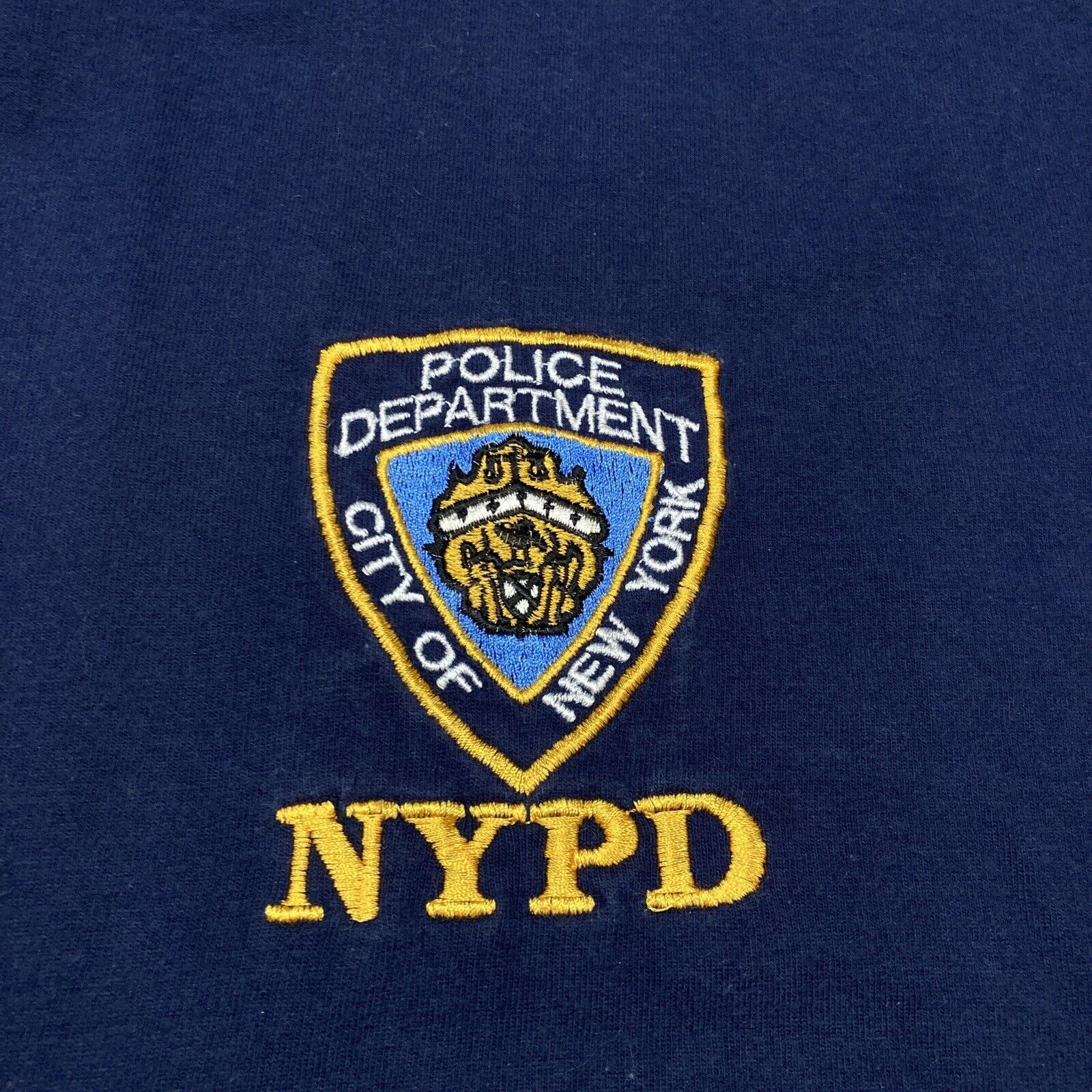 Vintage NYPD Shirt XL 90s 00s Y2K City Of New Yor… - image 4