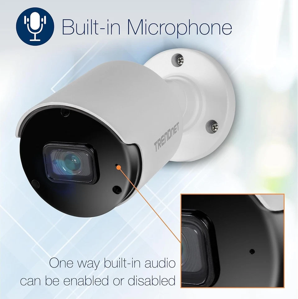 TRENDNET TV-IP1514PI Indoor/Outdoor 5MP H.265 WDR PoE IR Bullet Network Camera - Image 2 of 4