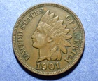 1901 Indian Cent   XF
